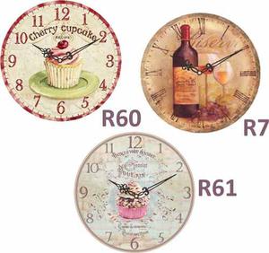 Relojes De Pared Vintage Ideales Cocina 49 Cm