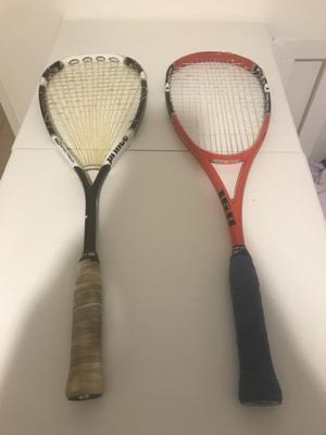 Vendo 2 raquetas de squash