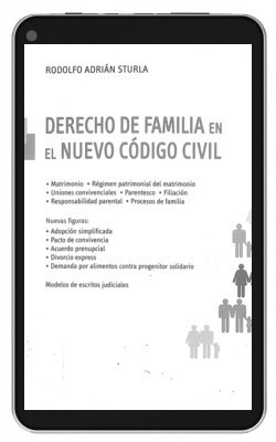 Derecho De Familia En El Nuevo Código Civil. Rodolfo Sturla