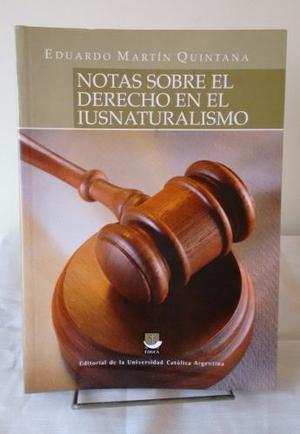 Quintana Eduardo M - Notas Sobre Derecho En Iusnaturalismo