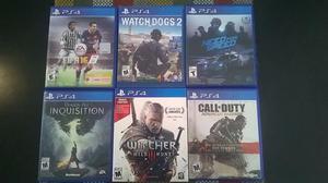 Vendo juegos de PS4