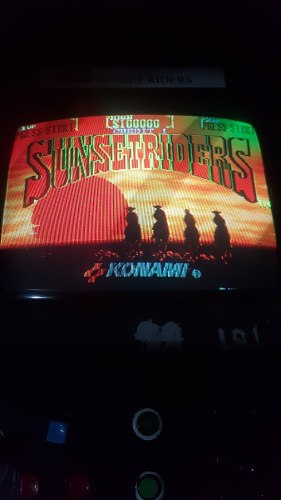 Video Juego Arcade Sunset Rider (vaqueros)