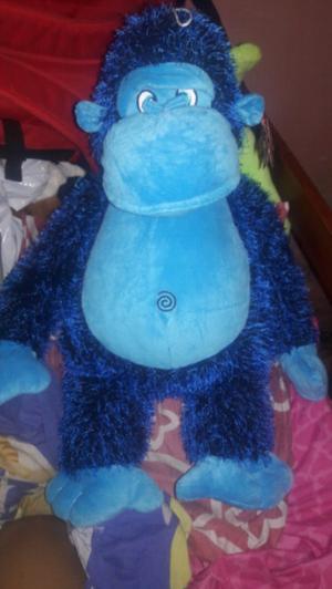 Peluche Mono Azul