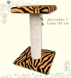 Rascador+cama Para Gato 54 Cm (consultar X Envio Sin Cargo)