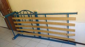 Vendo cama de una plaza metálica usada