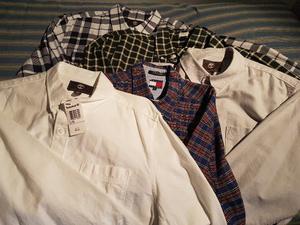 Camisa Tommy Hilfiger L (USA) y Camisas Timberland L (USA)