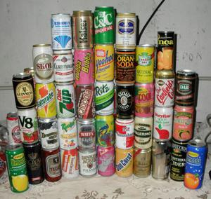Colección de latas