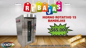 Horno ROTATIVO x 15 bandejas