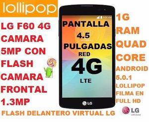 IMPECABLE LG F60 RED 4G LTE CAMARA 5M C/FLASH,FRONTAL DE