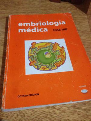 Libro: Embriología médica