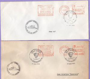 Lote De 6 Sobres De Bases Antárticas Argentinas (ii)
