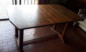 Vendo mesa de madera grande