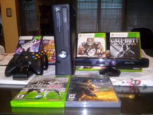 Xbox  Gb + 2 Joystick + Kinect + Cargador + 6 Juegos