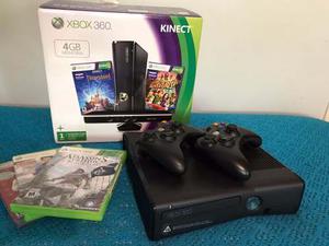 Xbox gb + Kinetic + 2 Joystick + 5 Juegos