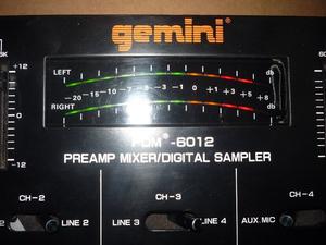 mixer sampler gemini para dj funcionando bien