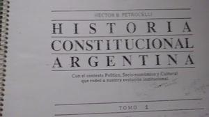 APUNTE ANILLADO HISTORIA CONSTITUCIONAL ARGENTINA