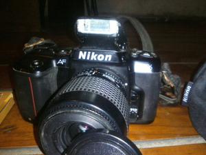 Camara Nikon N Af,.lente Nikon Original De mm