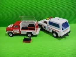 Camion Metalico Y Plastico Coca Cola O Ambulancia