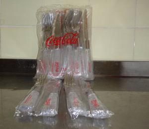 Coca Cola Juegos De Cubiertos Con Mango Acrílico !!!