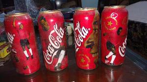 Coca Cola Lote Latas De Futbol Pele