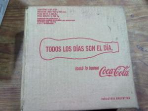 Coca Cola Platos Caja Completa X 12 Unidades