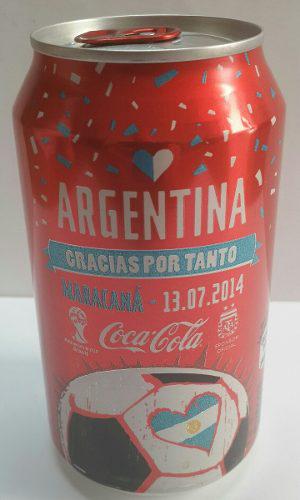 Lata Coca Cola Edic. Limit. Final Copa Del Mundo Brasil 