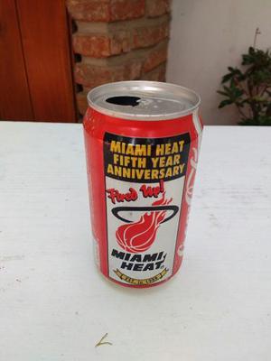 Lata Coca Cola Vacia Colección Miami Heat
