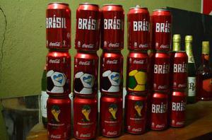 Latas Coca Cola Mundial Brasil 