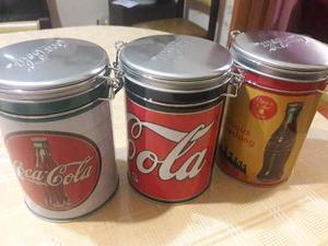 Latas Coca Cola  Pack X 3