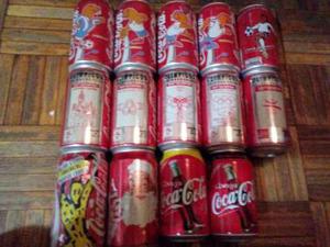 Lote 14 Latas Coca Cola Diferentes...hermosas!!