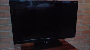 TV LED 24" SANYO HD con control remoto original, poco uso.