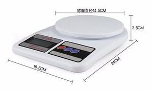 Balanza De Cocina Digital A Pilas De 1g A 10kg Sfk