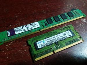 MEMORIAS RAM DDR3 PC y NOTEBOOK