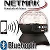 Parlante Funk LED Efectos LUMINOSOS Bluetooth Netmak NM-FUNK