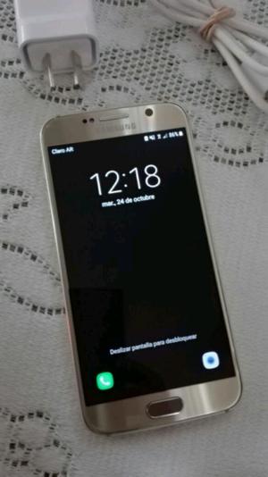 Samsung S6 flat Dorado libre 4G
