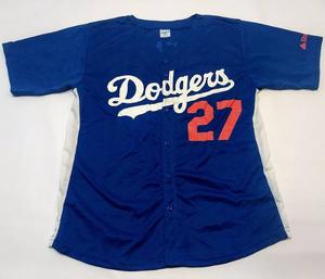 Casaca Los Angeles Dodgers Kemp #27 Talle M Mlb
