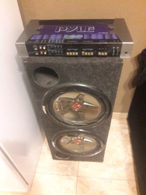 Parlantes woofer bomber