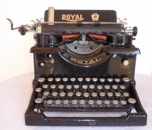 vendo maquina de escribir royal antigua 