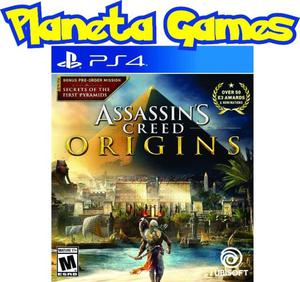 Assassin's Creed Origins Playstation Ps4 Fisicos Nuevos Caja