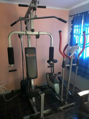 Eliptico escalador y multi gimnasio