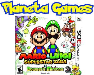 Mario & Luigi Bowser´s Minions Nintendo 3ds Caja Cerrada