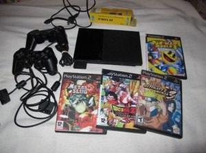 Playstation 2 + Juegos + Memory Cards Todo X $