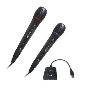 Set X 2 Microfonos Karaoke Con Cable Ps2 Ps3 Pc Xbox 360 Wii