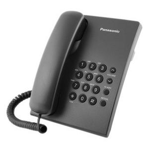 Telefono Panasonic Negro De Mesa Ts 500 (saldo), Pz _45