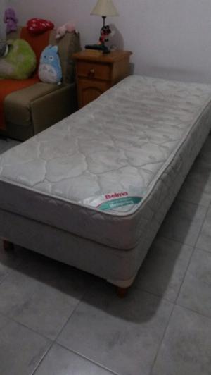 Vendo sommier Belmo con resortes de 1 plaza