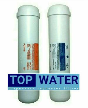 Combo:2 Filtros, Service Y Uniones P/ Dispensers | Top Water