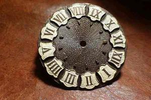 Cuadrante De Bronce Para Reloj Antiguo
