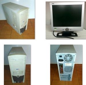 Pc completa- lcd de 15 - amd duron -