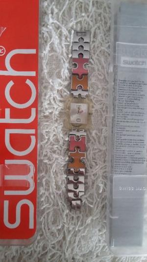 Reloj Swatch Pieces Duet de mujer Swiss made de acero