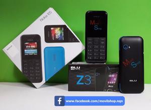 celulares basicos nokia 105 blu z3 nuevos
